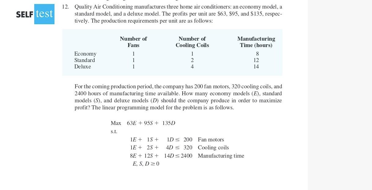 Please enter the information from the problem