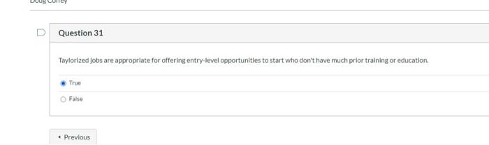 A worker is in a continuously-improving job