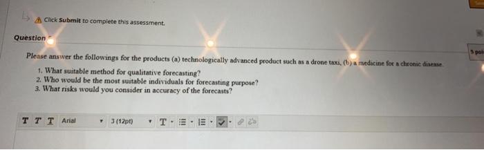 all there A Click Submit to complete this