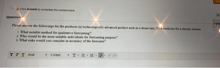 all there A Click Submit to complete this