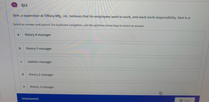 Enter your test instructions here... Q1 As a