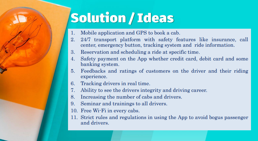 Objectives: To successfully write a business