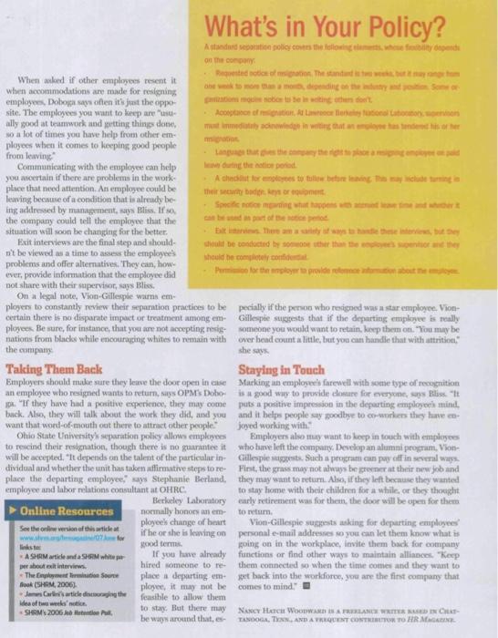 Read the article and write your reaction to :