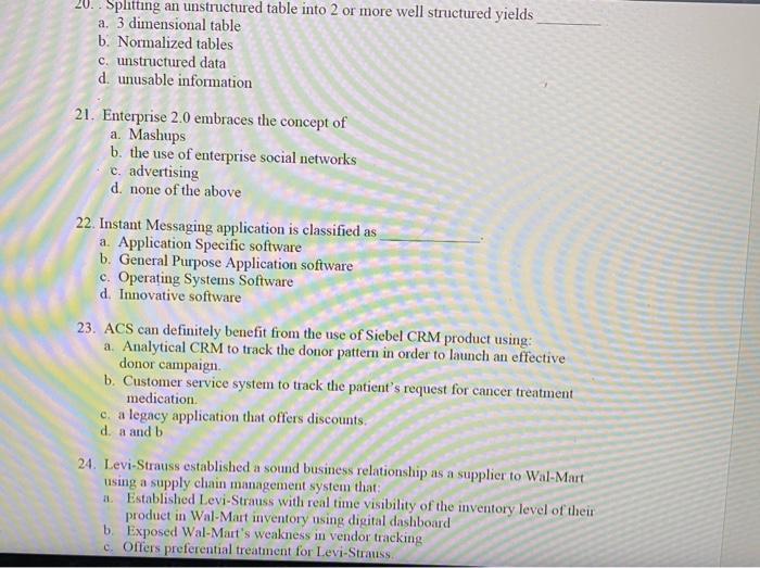 20. Splitting an unstructured table into 2 or