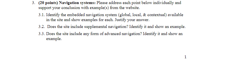 part 2: (USING www.asist.org as the "website") 3.