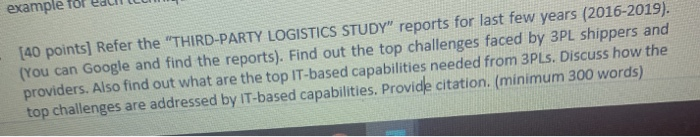 example rol [40 points] Refer the "THIRD-PARTY