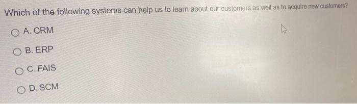 Which of the following systems can help us to