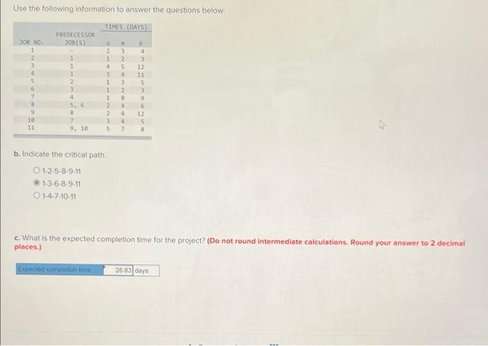 Need answer for question D & E d. You can