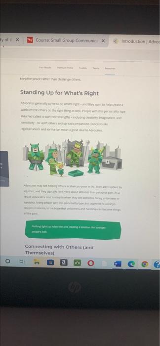 answer this question as an INFJ-T 100 words max