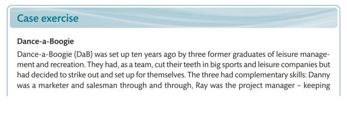 please answer 1st question Case exercise