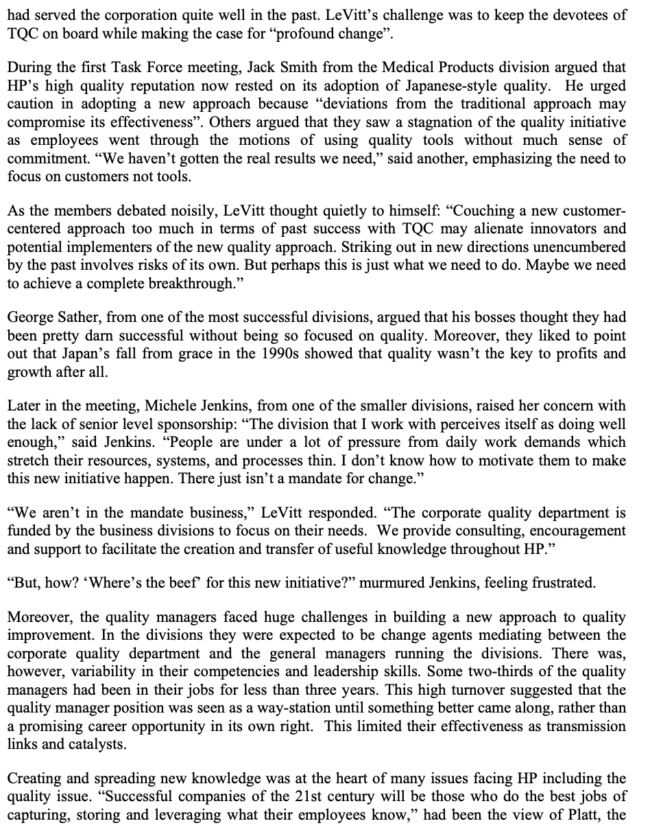 Why cant the knowledge developer just get the CEO