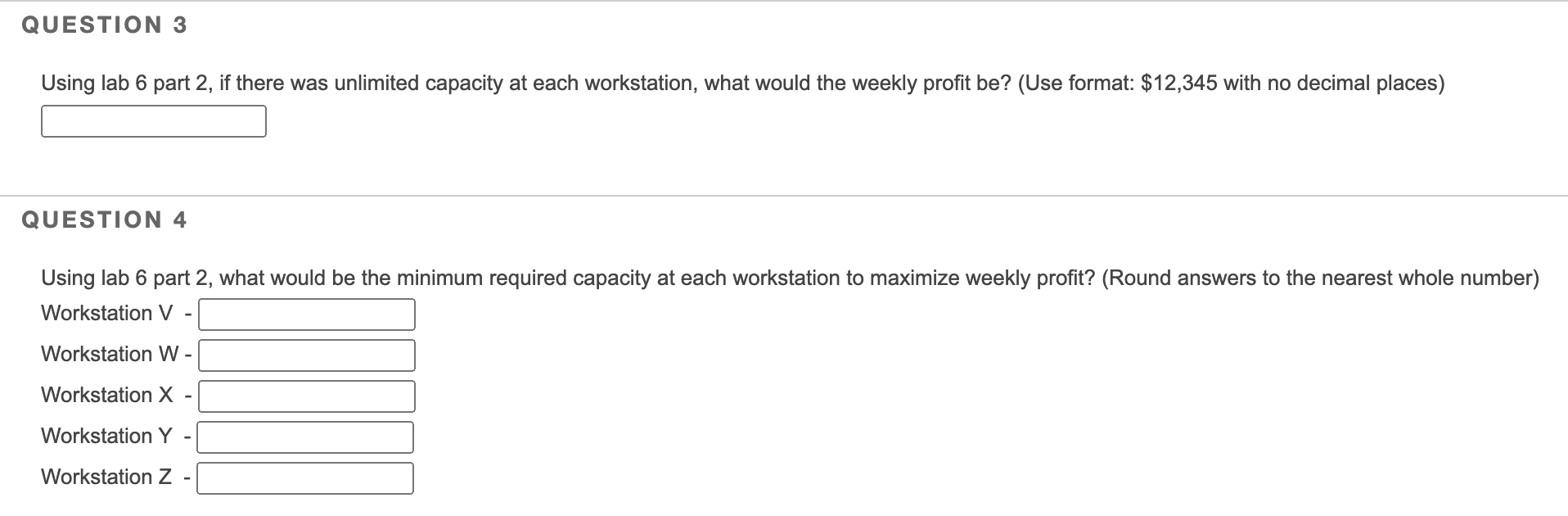 Workstation Capacity (mins) Aggregate Workload