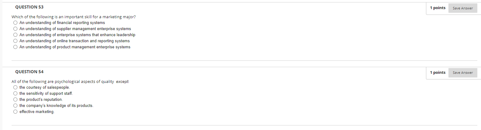 Which of the following is an important skill for