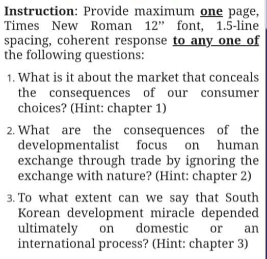 the context of development and under development