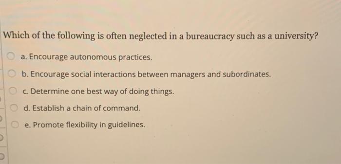 Which of the following is often neglected in a