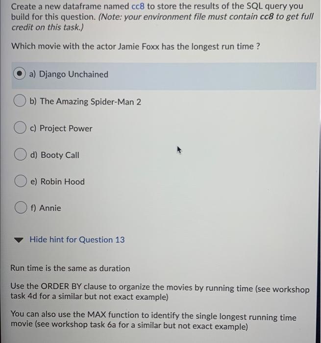 provide the code for R studio (sql) Create a new