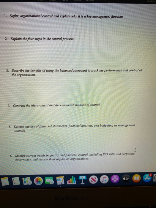need help with all Colabc 1. Define