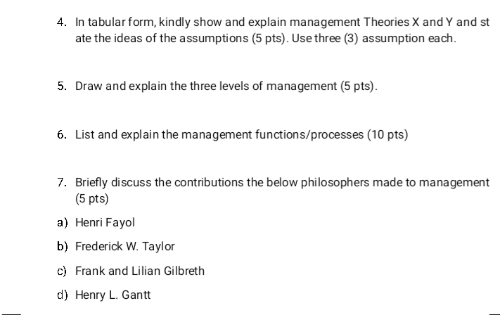 ASAP... 4. In tabular form, kindly show and