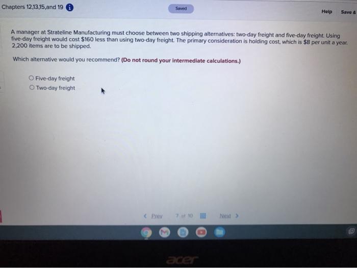 please help, thank you! Chapters 12,13,15,and 19