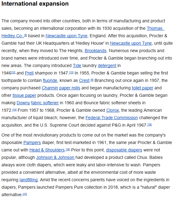 Briefly analyze a company based on the article