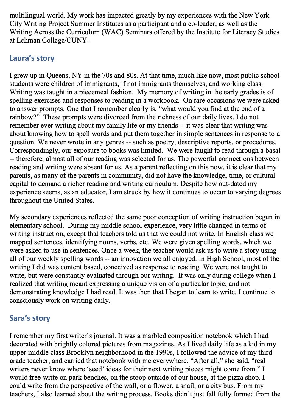 Question: How does the unit demonstrate/guide