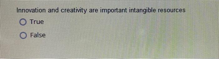 Innovation and creativity are important