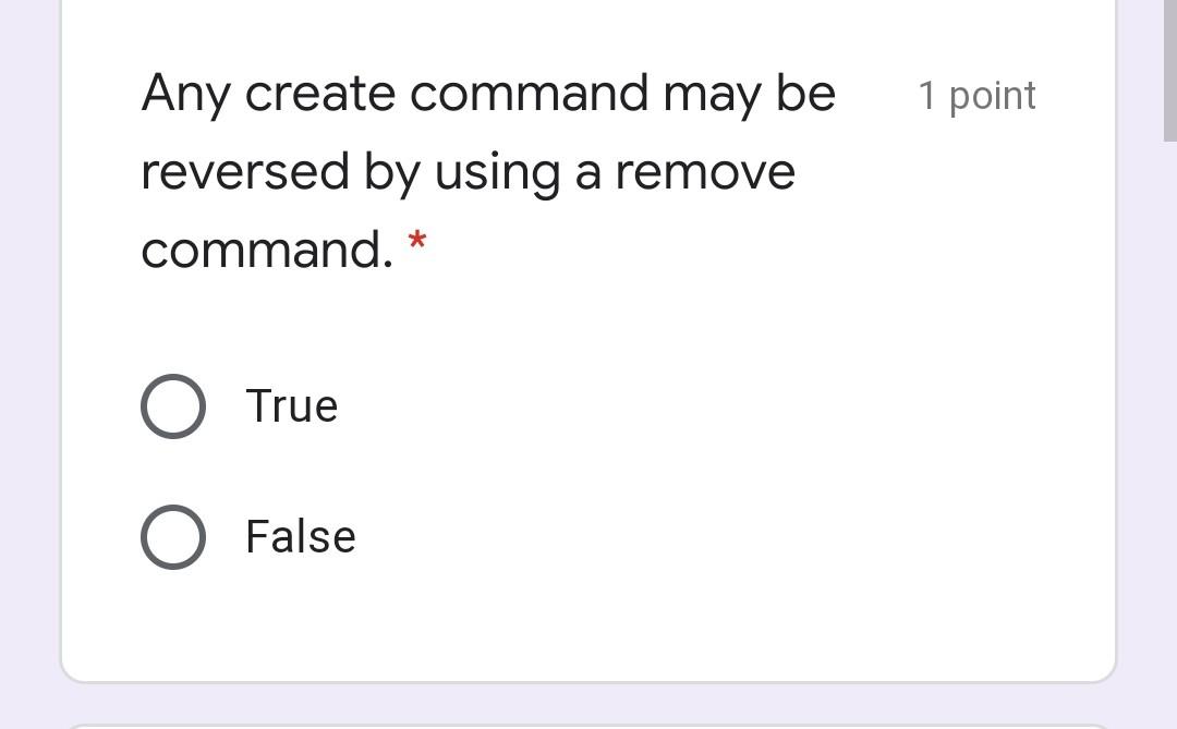 1 point Information is data processed into a