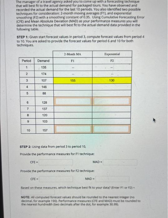 The manager of a travel agency asked you to come