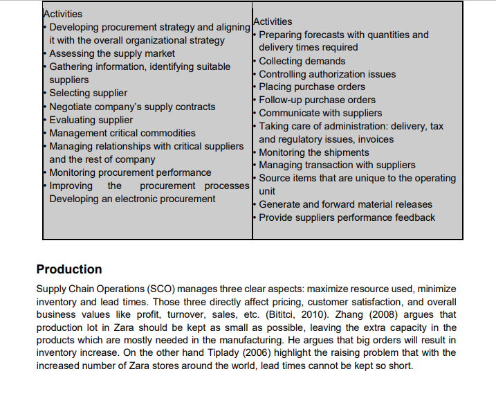 QUESTION Read the case study on Agile Supply