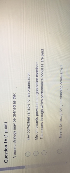 Question 15 (1 point) Minimum level of benefits