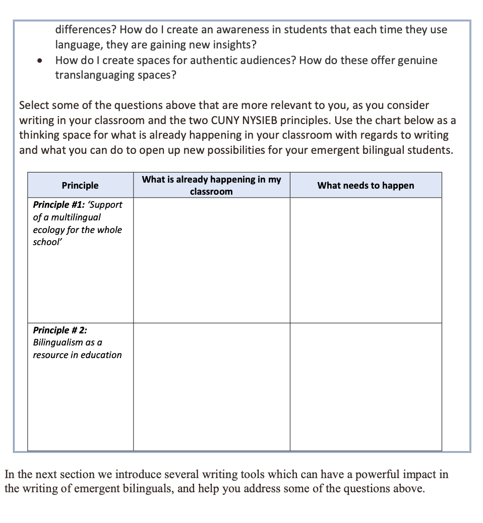 Question: How does the unit demonstrate/guide
