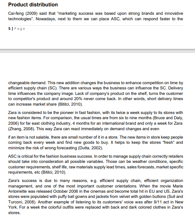 QUESTION Read the case study on Agile Supply