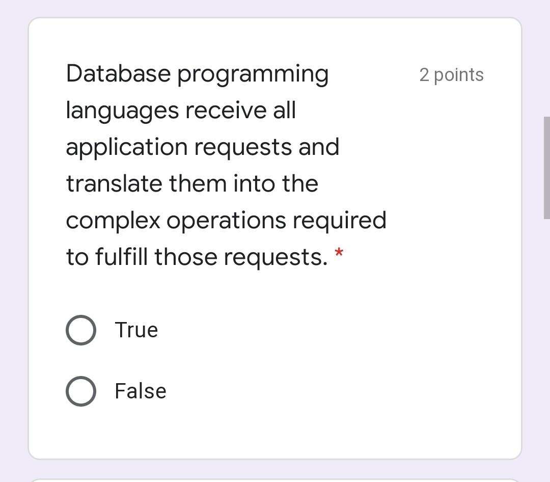 1 point Information is data processed into a