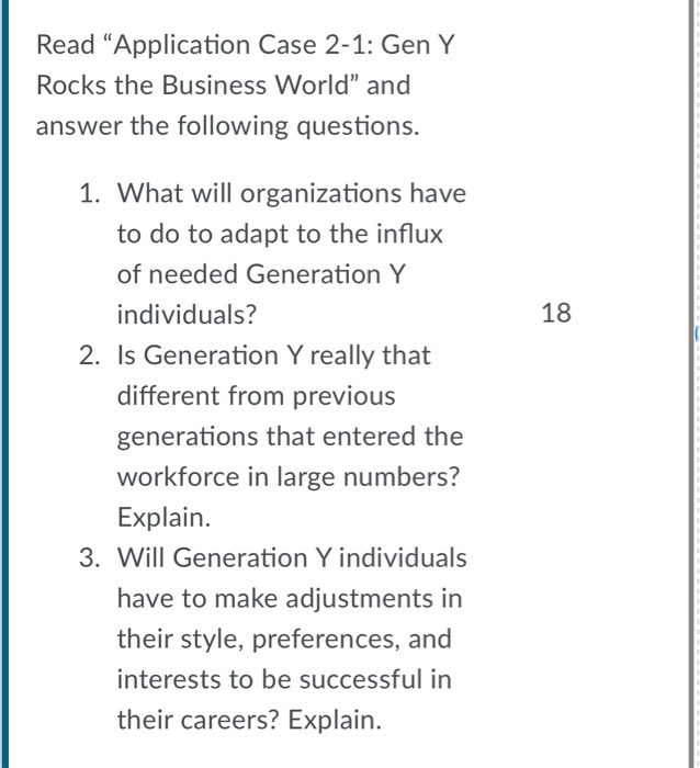 Human Resource Management Application Case 2-1