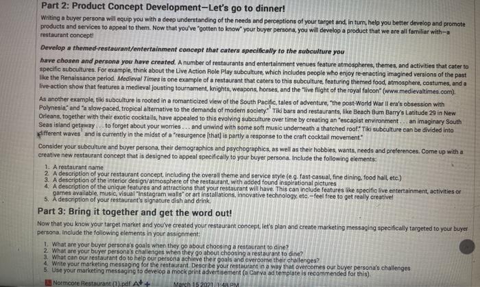 i need help finding a subculture and creating a