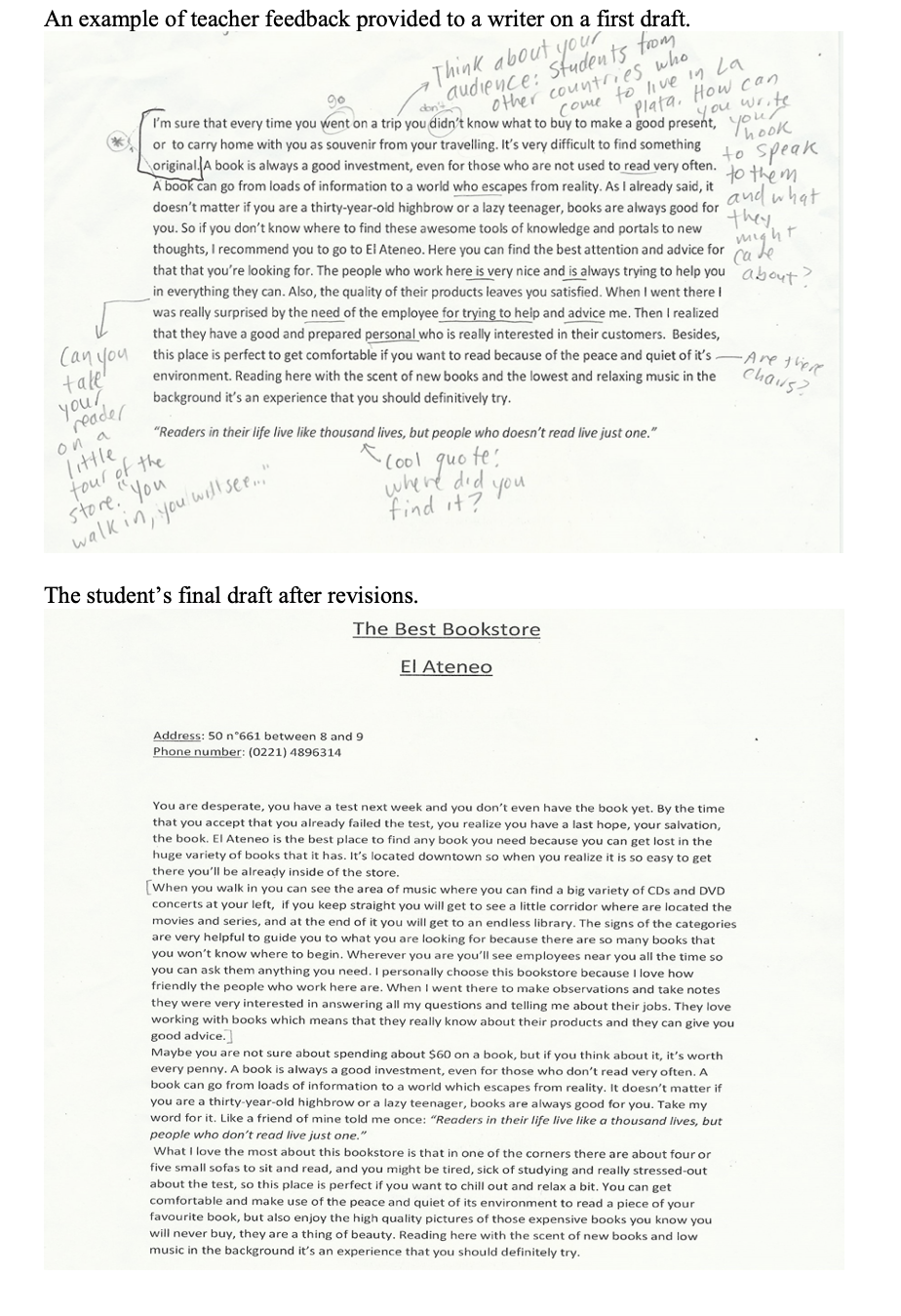 Question: How does the unit demonstrate/guide