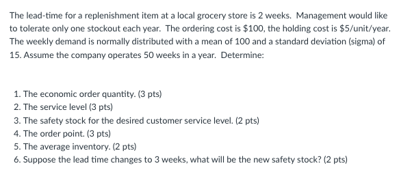 Service Level (%) Safety Factor 85 1.04 86 1.08