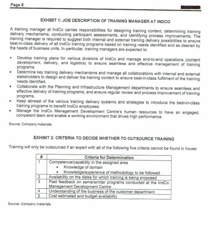 What factors do training managers need to