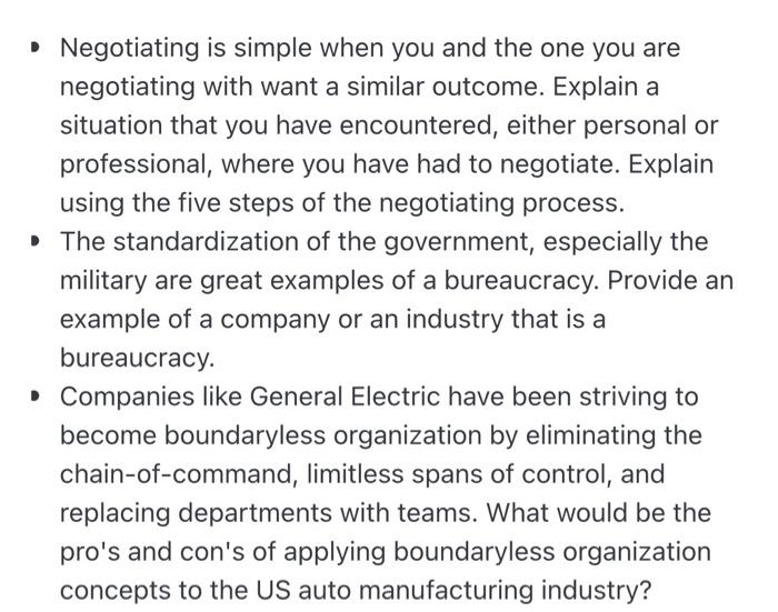 Negotiating is simple when you and the one you