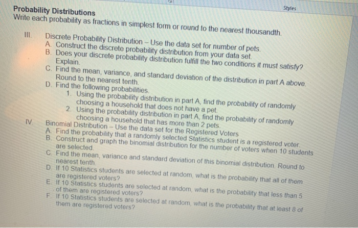Summarizing Data Use the rounding rules from the
