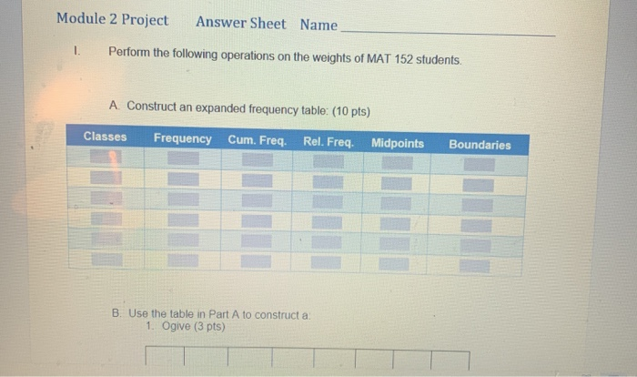 Summarizing Data Use the rounding rules from the