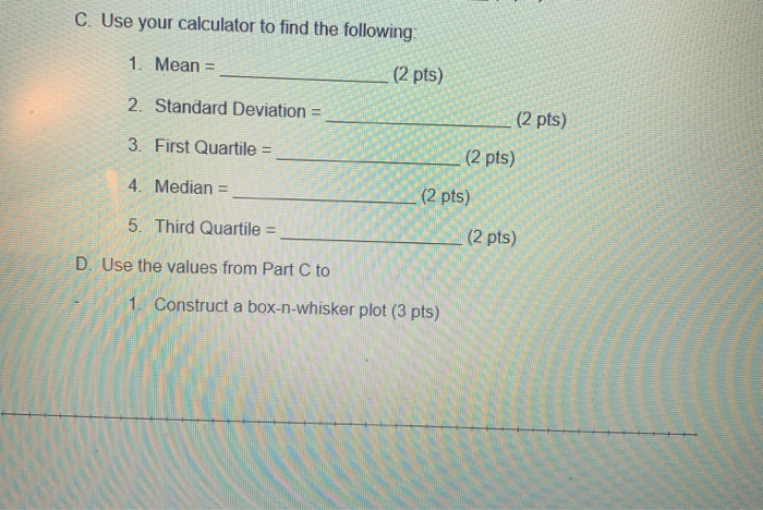 Summarizing Data Use the rounding rules from the