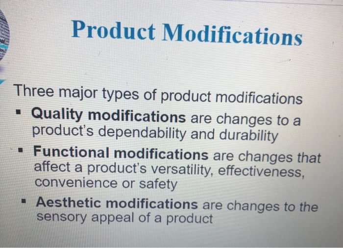 Identify two ways on how to mitigate/modify