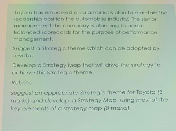 Toyota has embarked on a ambitious plan to