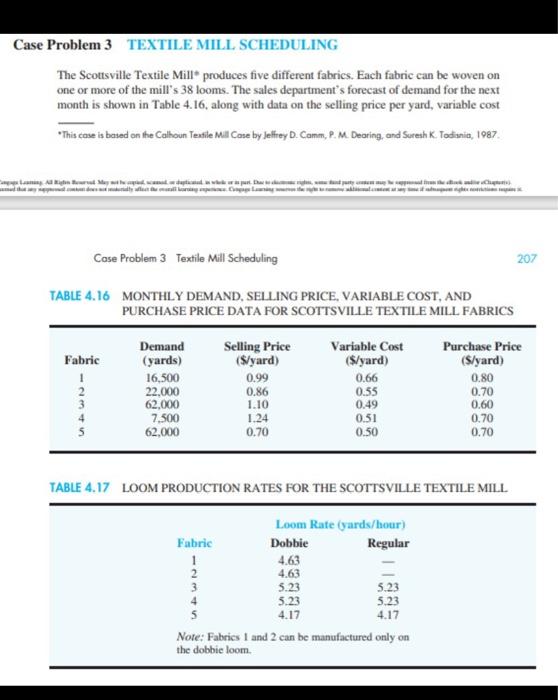 pls answer the questions with all the steps. Case