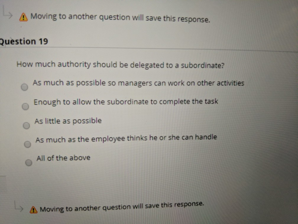 A Moving to another question will save this