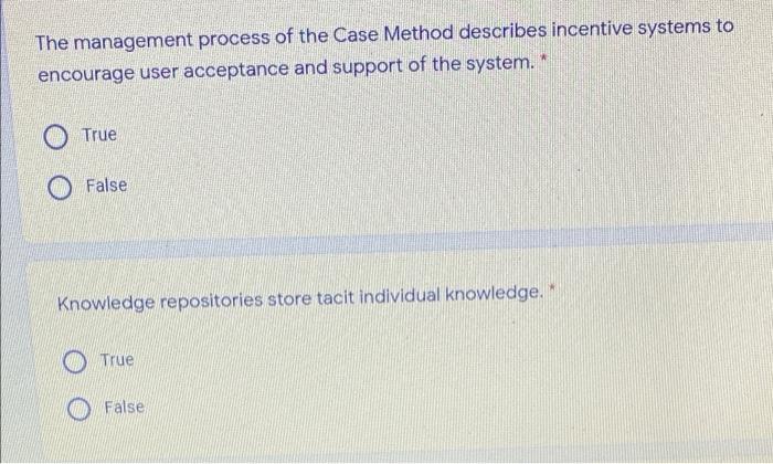 Knowledge application systems may not be able to