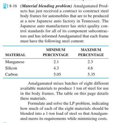 PLEASE SOLVE WITH EXCEL QM 8-16 (Material