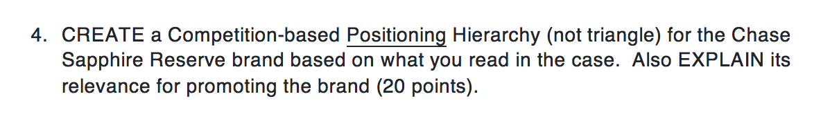 4. CREATE a Competition-based Positioning