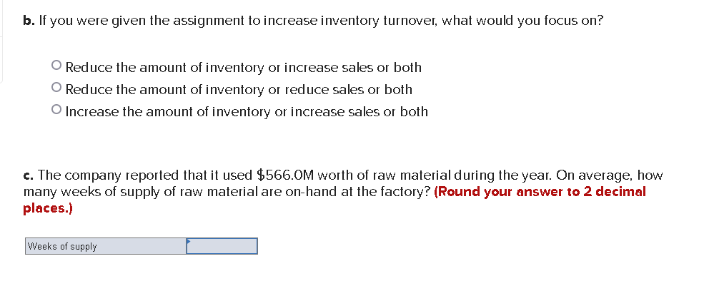 b. If you were given the assignment to increase